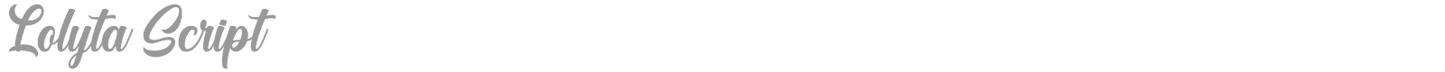 Lolyta Script font preview